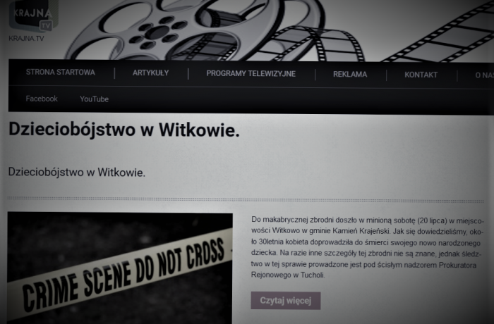 Dzieciobójstwo w Witkowie (video)